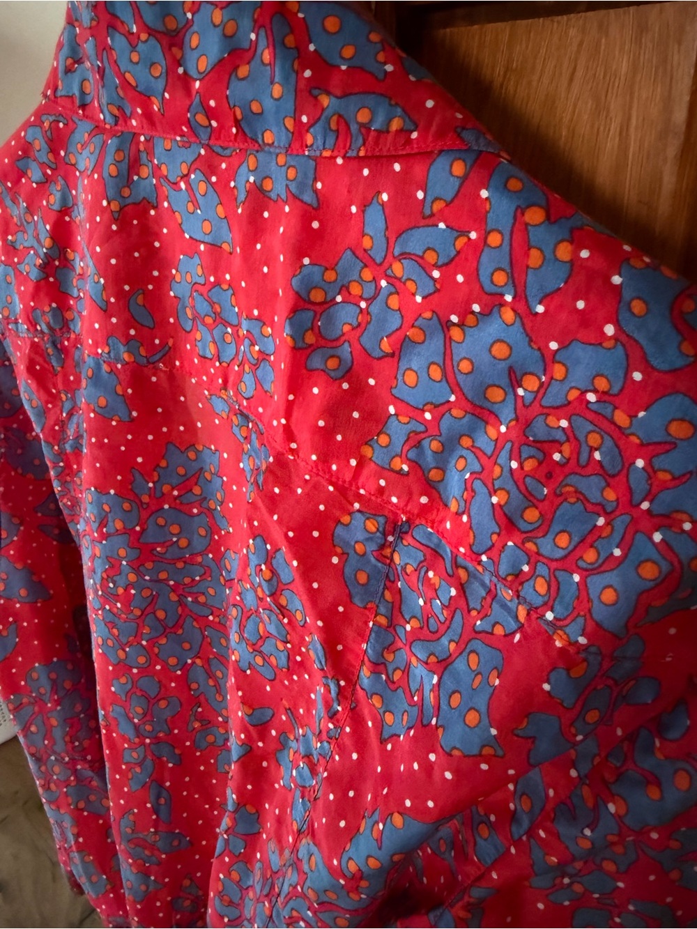 Diane von Furstenberg DVF Silk Cotton Floral Wrap Dress – Size Large - Picture 7 of 8